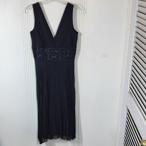 Max & Cleo Black Silk Dress